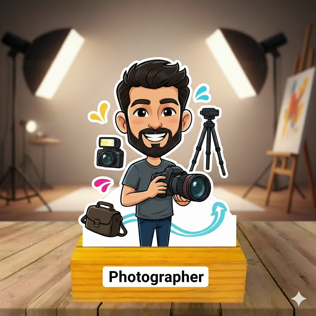 Photographer Caricature